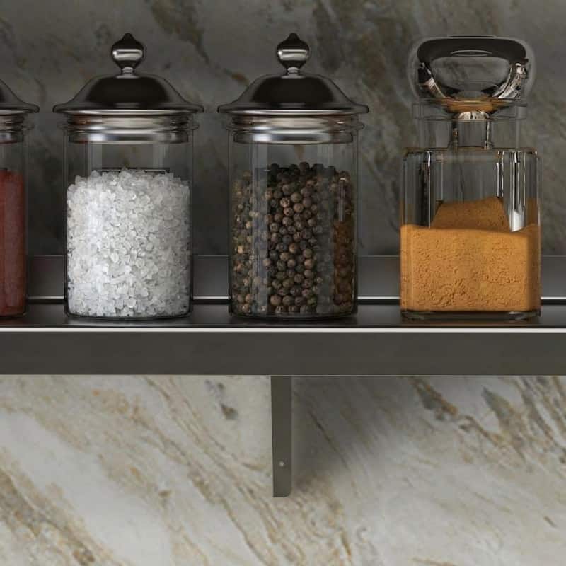 Stainless Steel Shelf Wall Mounted - Stainless Steel