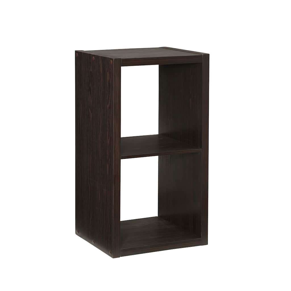 Two Cube Storage Cabinet - 30" - Espresso Brown