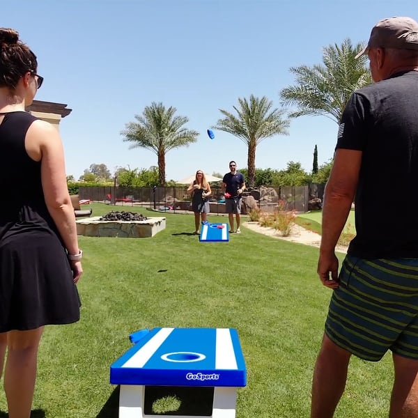 Original American Cornhole® With LED Lights Tossing Game 100% Wooden 2 Bords 8 Bags 1 Protection Bag Official Dimensions Outdoor And Garden Originalcup 2333858179