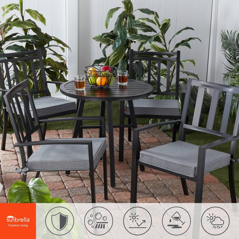 Sunbrella Indoor/ Outdoor 17-inch Square Corded Chair Pad