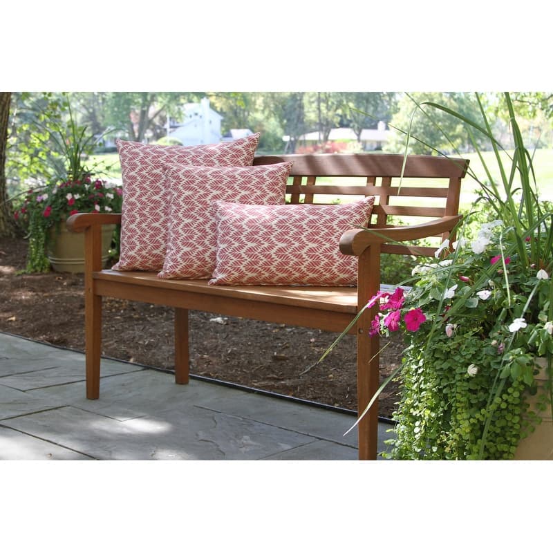 12" x 20" Indoor/Outdoor Throw Pillow, Set of 2 - N/A