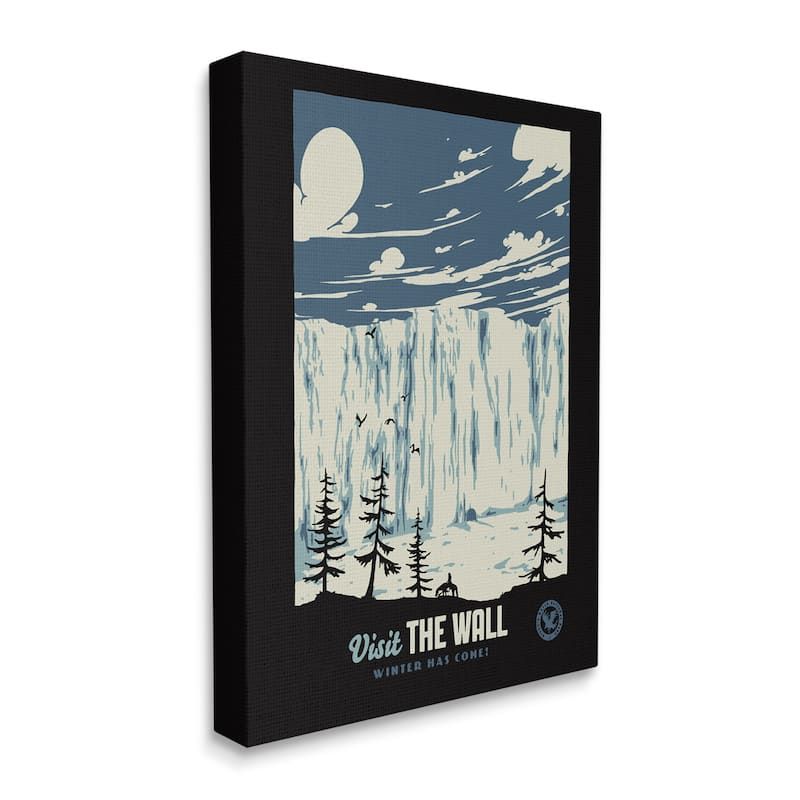 Stupell Winter Has Come Fantasy Landscape Stretched Canvas Wall Art, Design by Matheus Lopes Castro