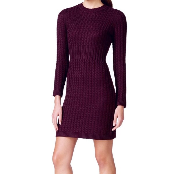 plum calvin klein dress