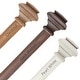 preview thumbnail 1 of 2, InStyleDesign Tild 1 inch Faux Wood Curtain Rod