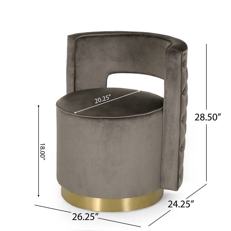 Swivel Arm Chair