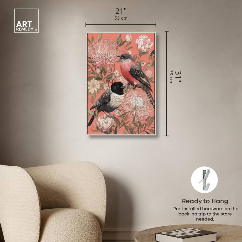 Protea Paradise Canvas by Art Remedy