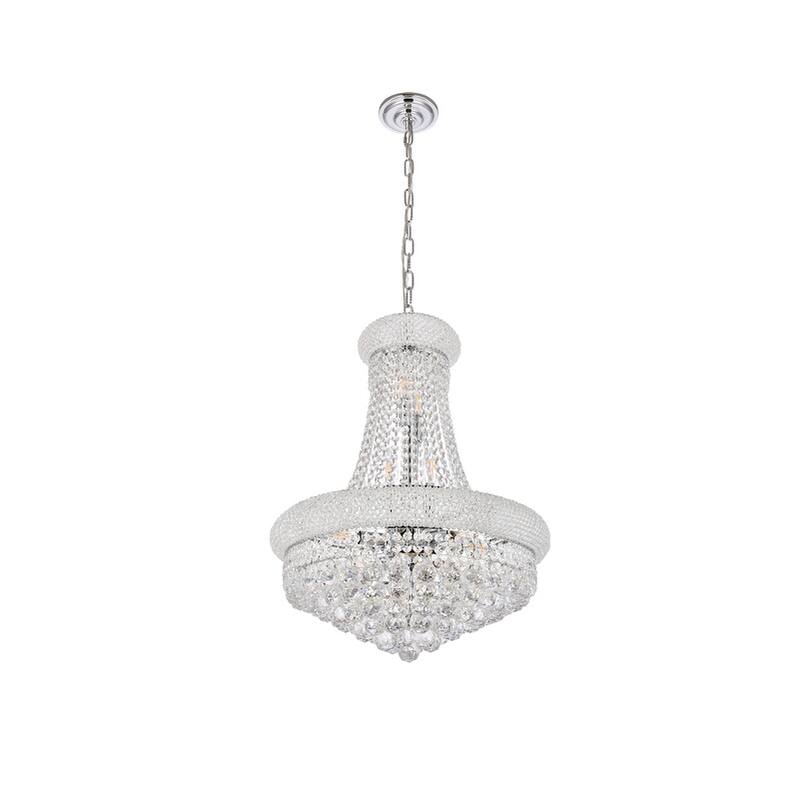 Elegant Lighting 14-light Chrome Royal Cut Crystal Hanging Fixture