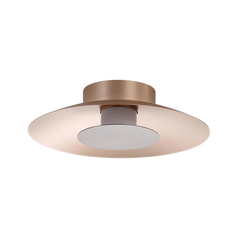 Golden Lighting 6400-FM12 FRG Luma 12" Wide Semi-flush Ceiling Fixture