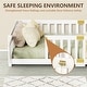preview thumbnail 5 of 7, Toddler Floor Bed, Montessori Floor Bed with Rails and Lockable Door
