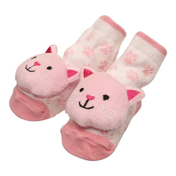 baby booties foot rattles