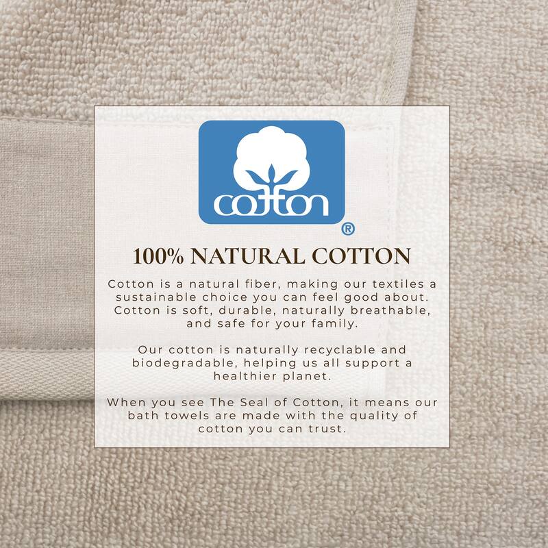 Linery & Co. Ultra-Soft Cotton and Linen Like Border Towel Set