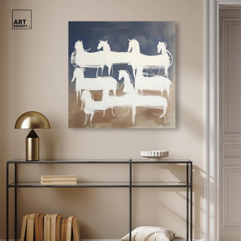 Phantom Herd Canvas by Art Remedy, Gallery Wrapped