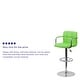 preview thumbnail 7 of 103, Quilted Vinyl Adjustable Chrome Bar Stool (Set of 2)