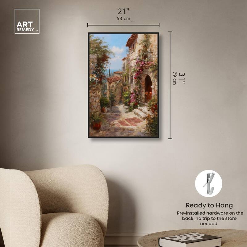 Mediterranean Charm I Canvas by Art Remedy