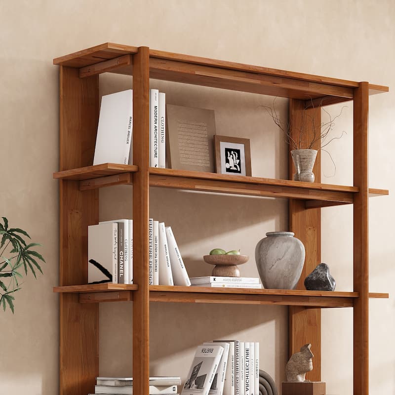 Christopher Knight Home - Ellie 4-Tier 70"H Acacia Wood Open Bookcase