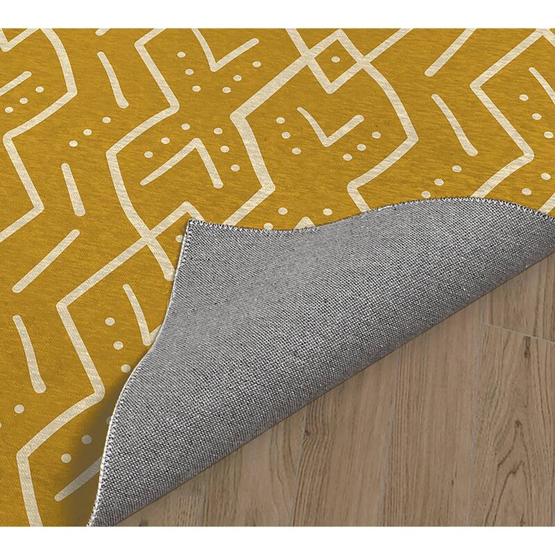 RIVER YELLOW Kitchen Mat By Becky Bailey Bed Bath & Beyond 34797645