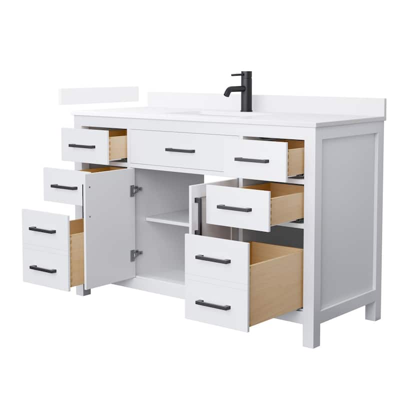 Wyndham Collection WCG2424-54S-QTZ-UNSMXX Beckett 54" Free Standing