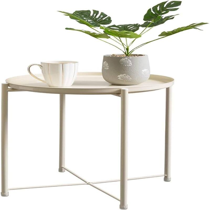 Tray Metal End Table