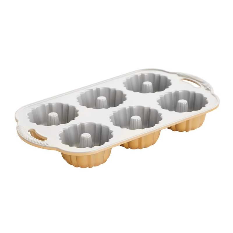 Nordic Ware Anniversary Bundtlette Pan - Gold
