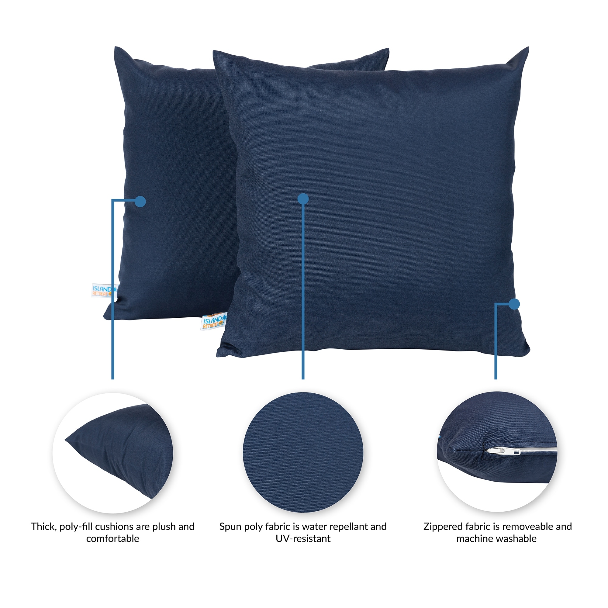Washable shop outdoor pillows