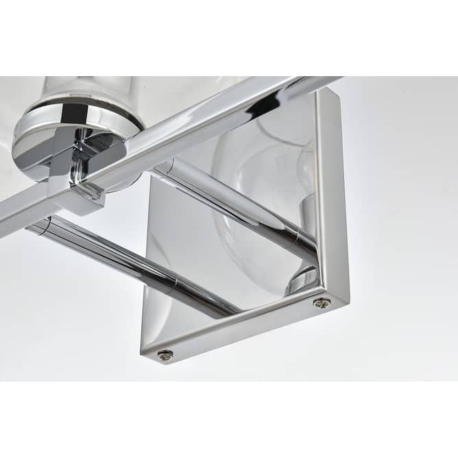 Elegant Lighting LD7311W24 Juelz 3 Light 7" Tall Bathroom Sconce