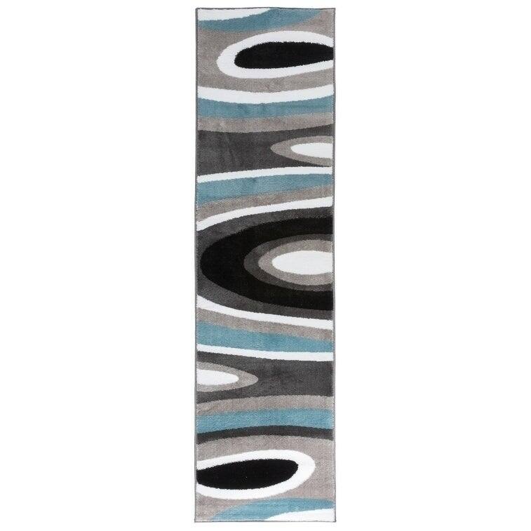 World Rug Gallery Abstract Contemporary Modern Area Rug