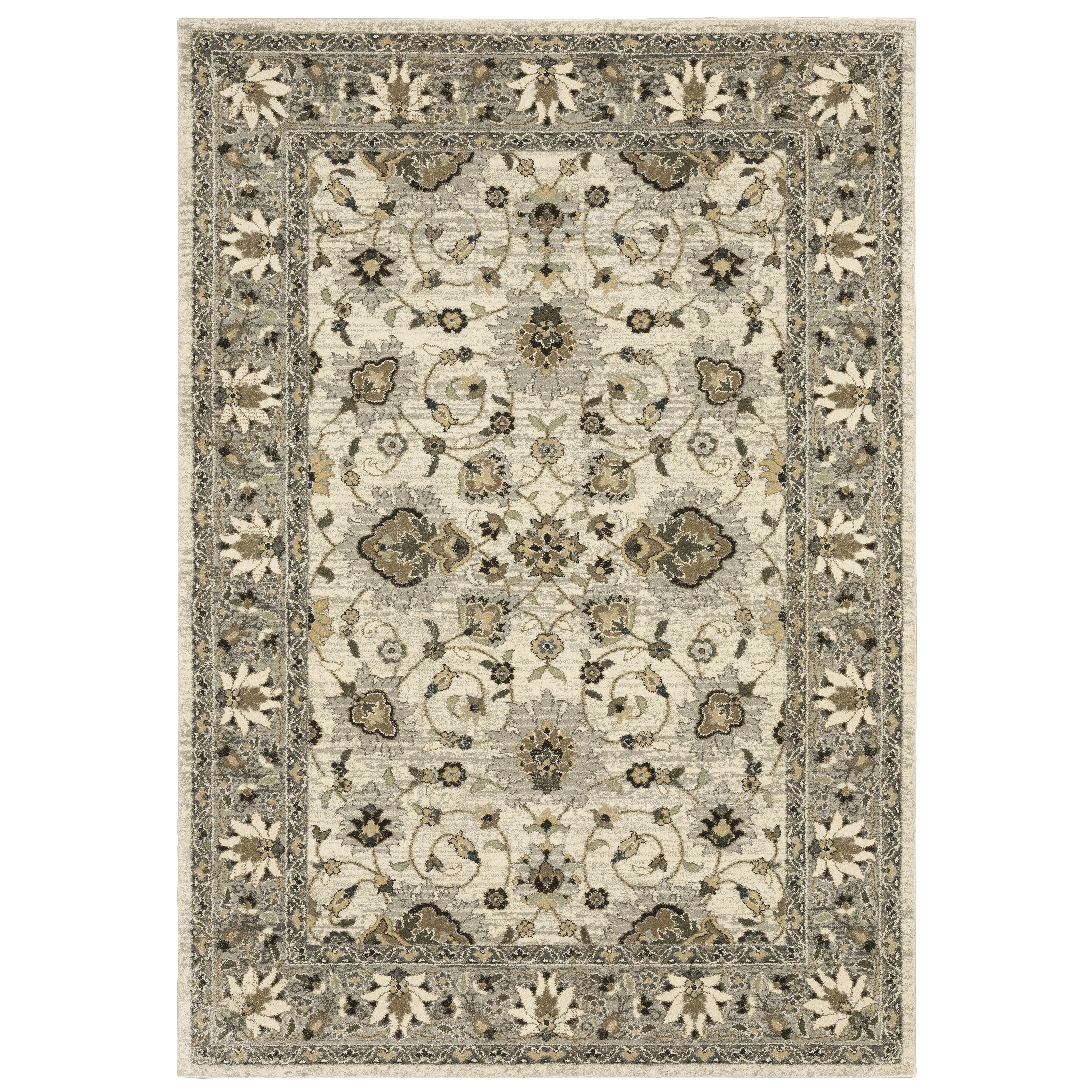 Vista Home Freya Traditional Bordered Area Rug