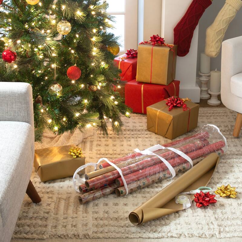 Simplify Clear Gift Wrap Storage Storage Bag - 8.6"x 30"