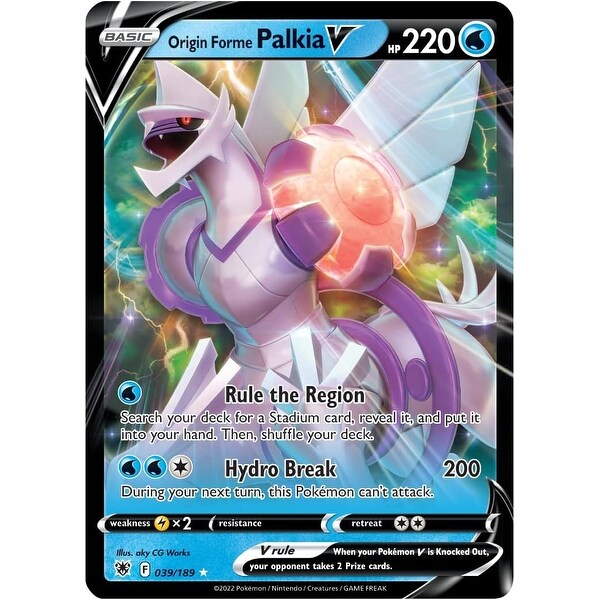 Pokemon TCG: Origin Forme Palkia VSTAR League Battle Deck - Bed