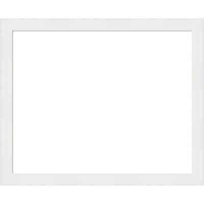 Amanti Art Vanity White Narrow Framed Dry Erase Magnetic Board