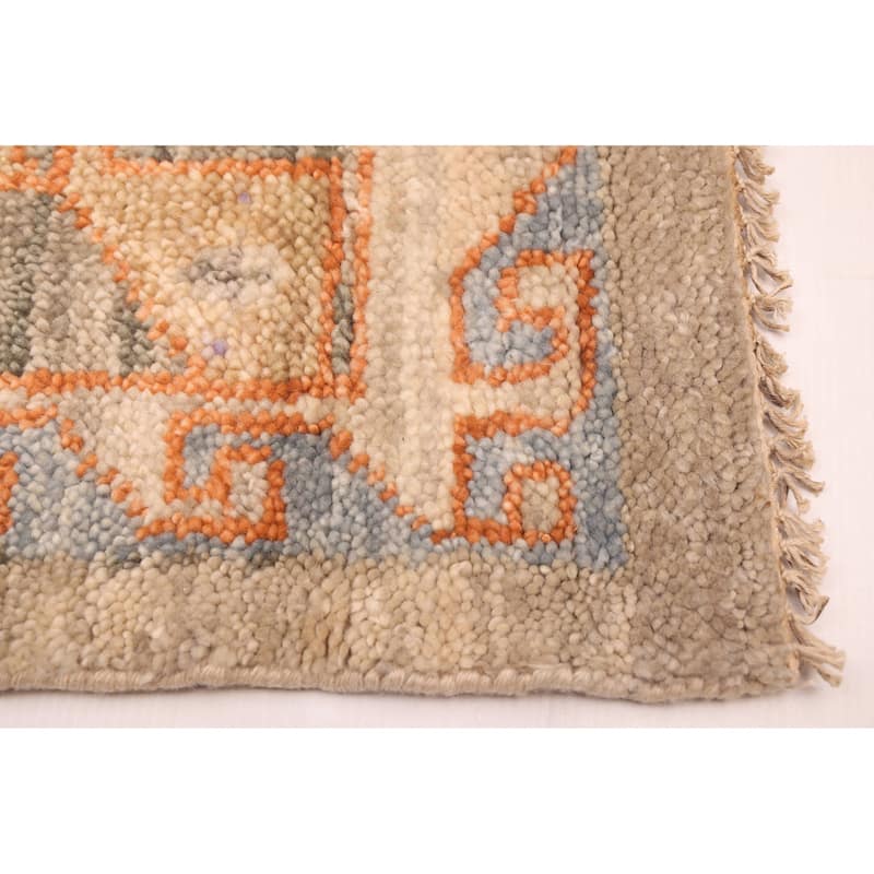 ECARPETGALLERY Hand-knotted Jules Serapi Light Grey Wool Rug - 9'9 x 14'5