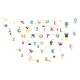 preview thumbnail 5 of 5, Walplus Cute Alphabet Numbering Children Kids Wall Sticker Nursery Decor