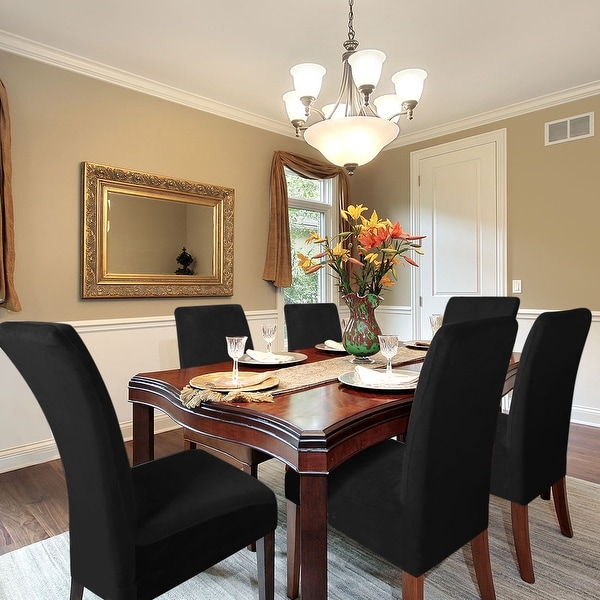 Stretch dining chair seat deals covers
