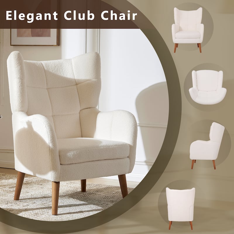 Bines Retro Accent Chair with Upholstered by Christopher Knight Home