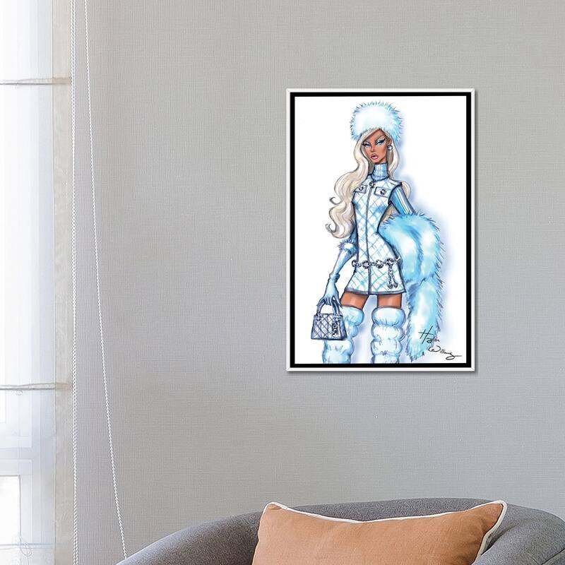 iCanvas "Icy Girl" by Hayden Williams Framed
