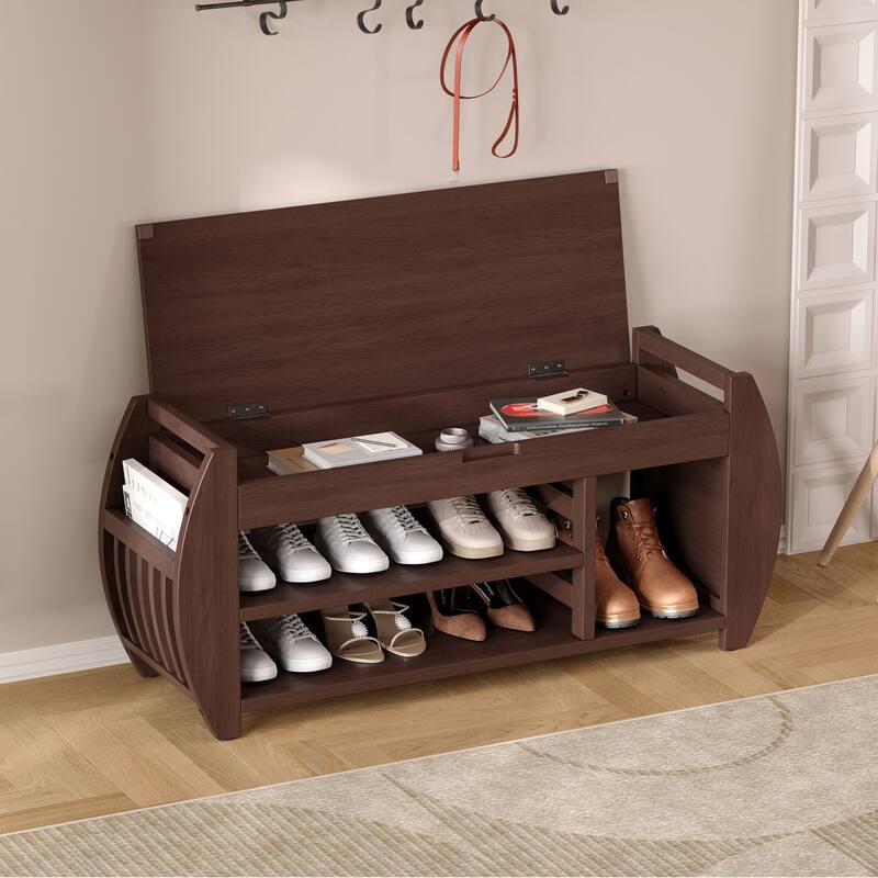 Vintage Multifunctional Storage Bench
