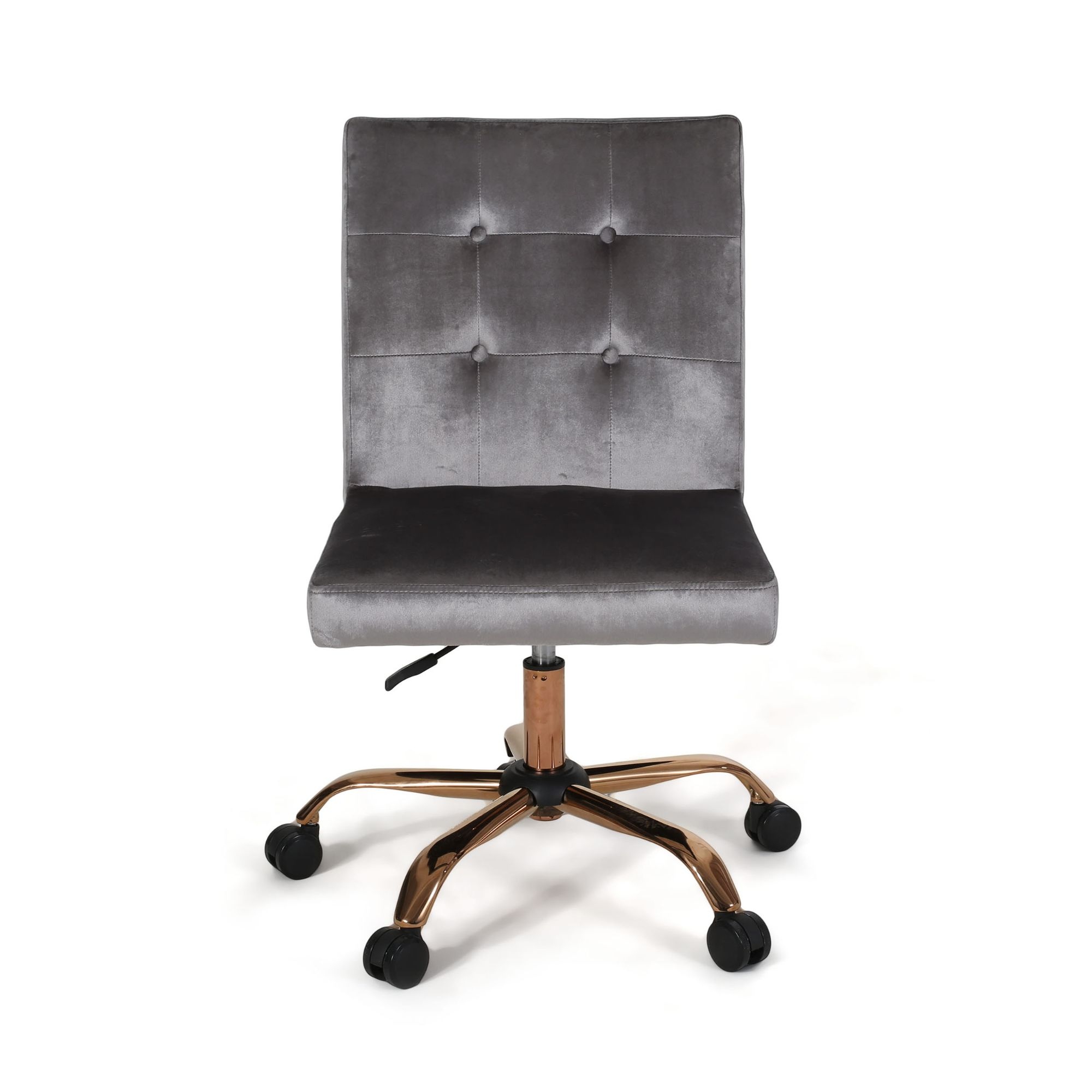 Grey and rose store gold desk chair