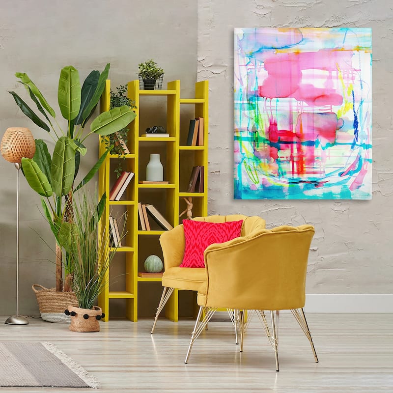 Stupell Vivid Watercolor Abstraction Canvas Wall Art Design By Gemma Bardot