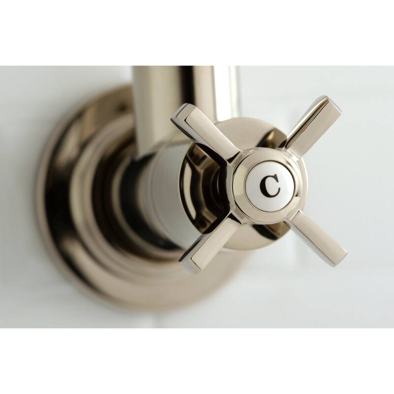 Kingston Brass Millennium Wall Mount Pot Filler Kitchen Faucet