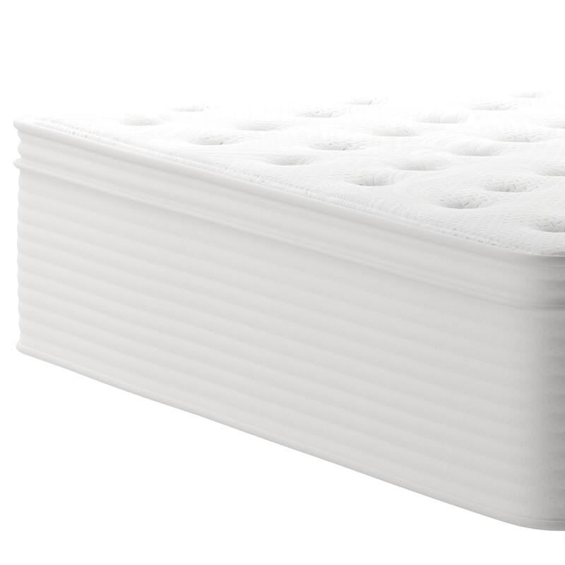 Commercial Memory Foam and Pocket Spring Hybrid Mattress in a Box