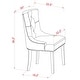 preview thumbnail 11 of 23, East West Furniture Dining Room Set- a Wooden Table and Light Beige Linen Fabric Dining Chairs, (Pieces & Finish Options)