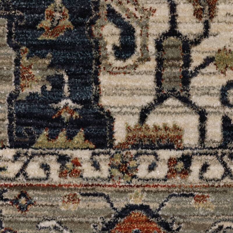 Esme Traditional Center Medallion Area Rug