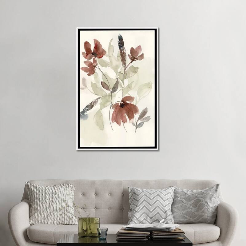 iCanvas "Dusty Flower Composition I" by Jennifer Goldberger Framed
