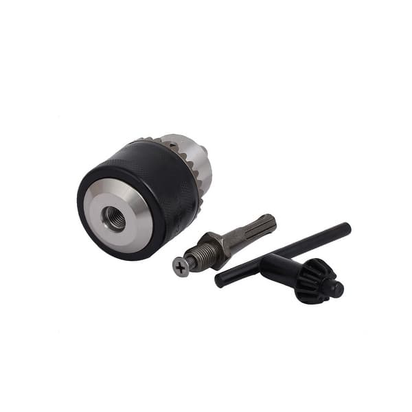 3 16mm Capacity 1 2 unf Mount Round Shank Spanner Drill Chuck Arbor Set Overstock