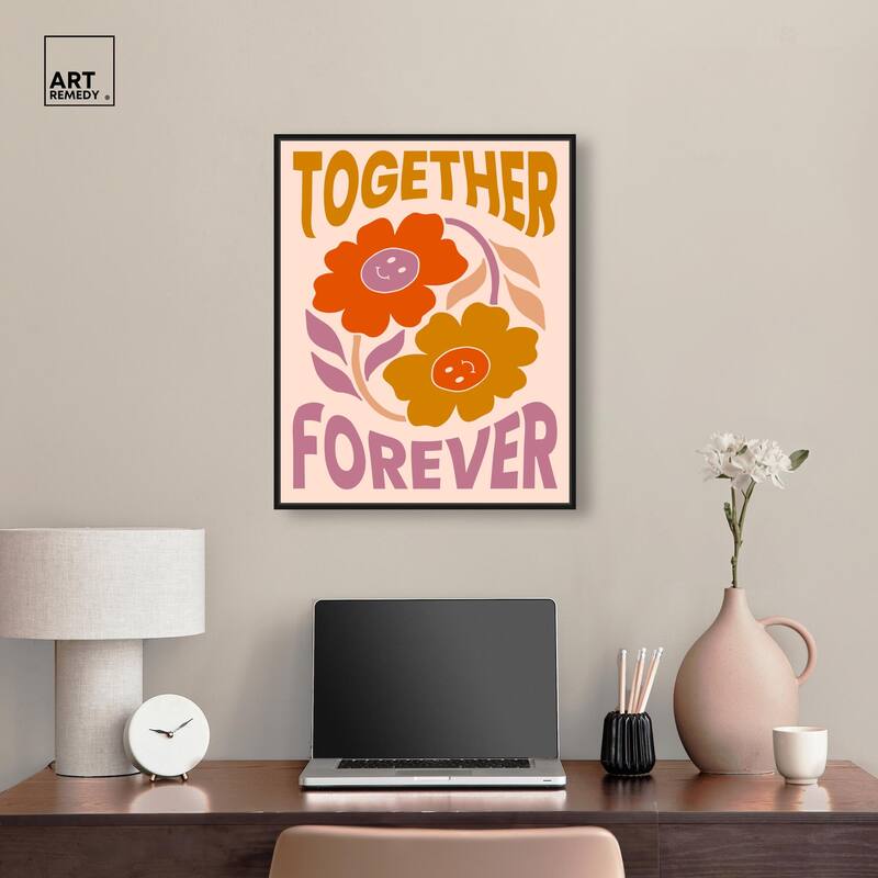We Together Canvas by Art Remedy