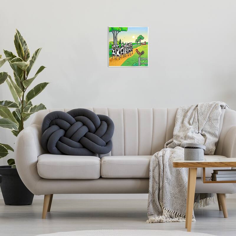 Stupell Funny Cows Come Home Wall Plaque Art Design By Roger Straub