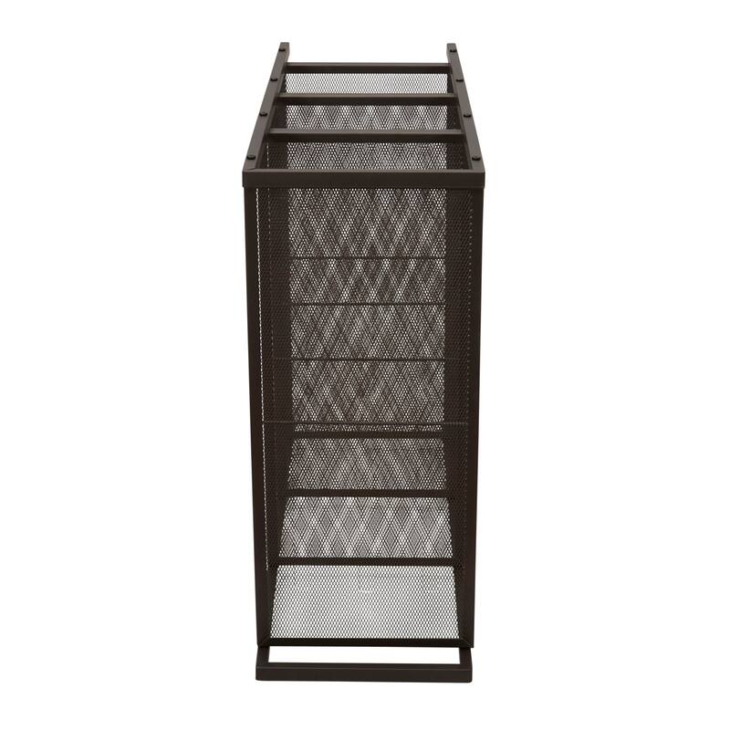 Household Essentials 4-Tier Metal Shoe Rack - 11.0"L x 26.7"W x 32.0"H