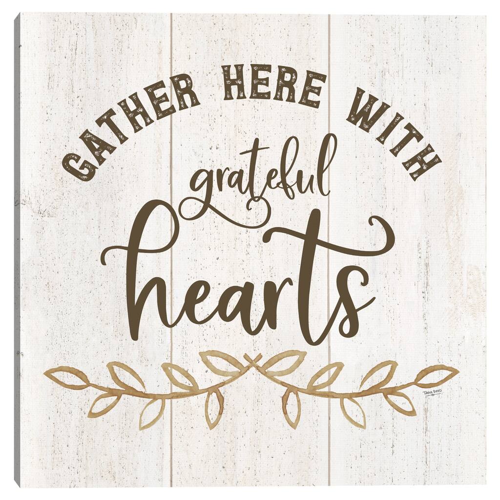 Farm Life IV Grateful Hearts by Tara Reed Canvas Art Print