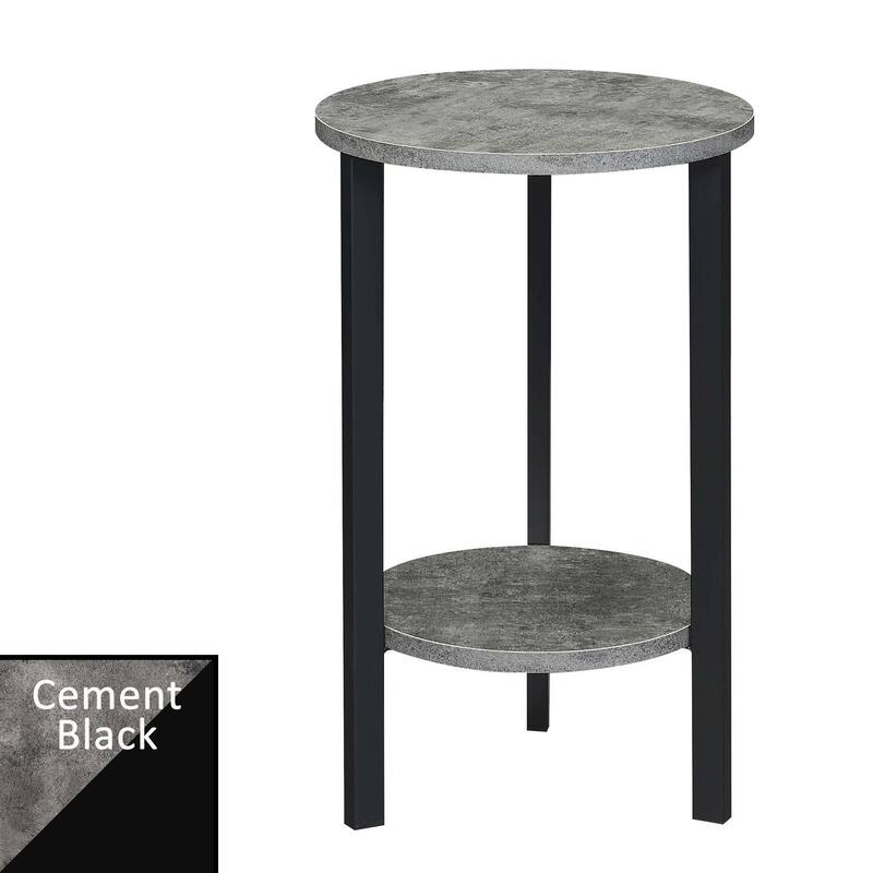 Convenience Concepts Graystone 24 inch 2 Tier Plant Stand