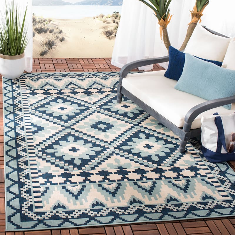 SAFAVIEH Veranda Vitaline Indoor/ Outdoor Waterproof Patio Backyard Rug